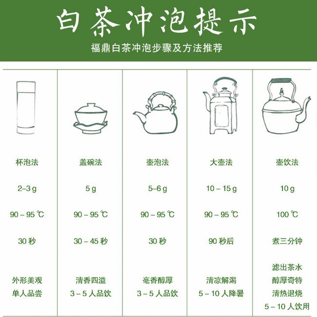 白茶泡法